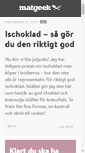 Mobile Screenshot of matgeek.se