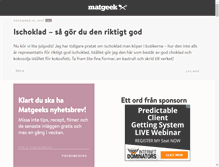 Tablet Screenshot of matgeek.se